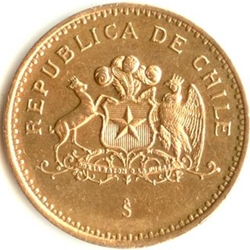 Внешний вид 100 (ста) Чилийских песо (аверс) 1997 года выпуска (аверс)