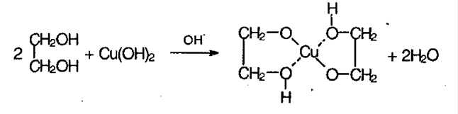 Cu oh глицерин реакция. Гликолят меди из этиленгликоля. Этиленгликоль плюс гидроксид меди 2. Этиленгликоль и гидроксид меди.