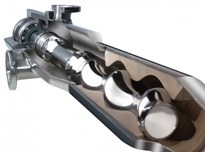 Шнековый погружной насос