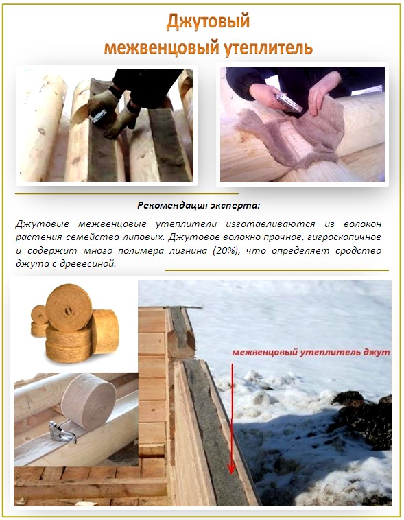 Межвенцовый утеплитель